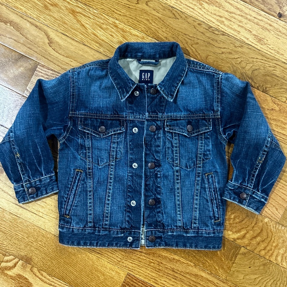 GAP Kids Denim Blue Jean Jacket XS(4/5)
